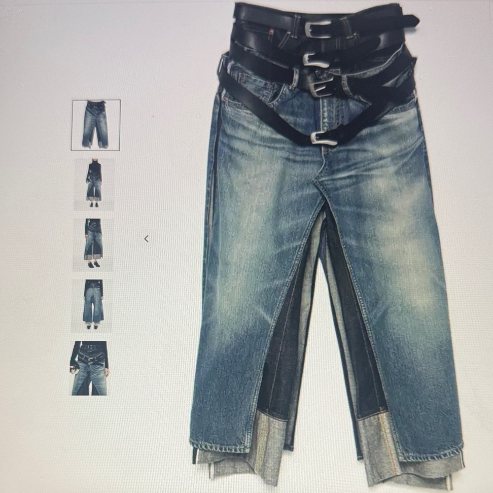 ISO Junya Watanabe Levis Belted jeans
